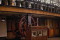 669063 HMS Victory, Wheel With Binnacle And Compasses A4 Photo Print