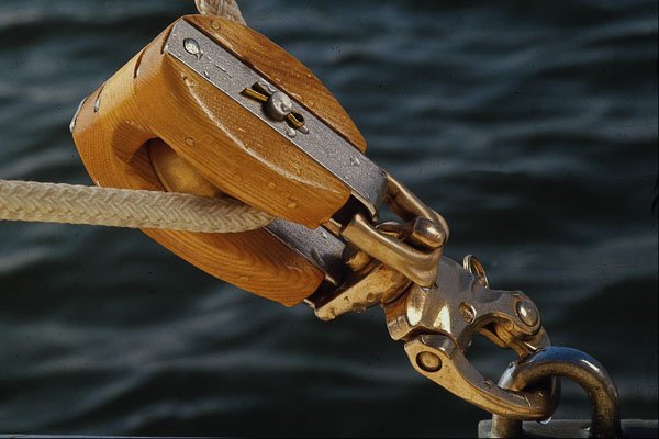 669078 Marine, Block With Line A4 Photo Print