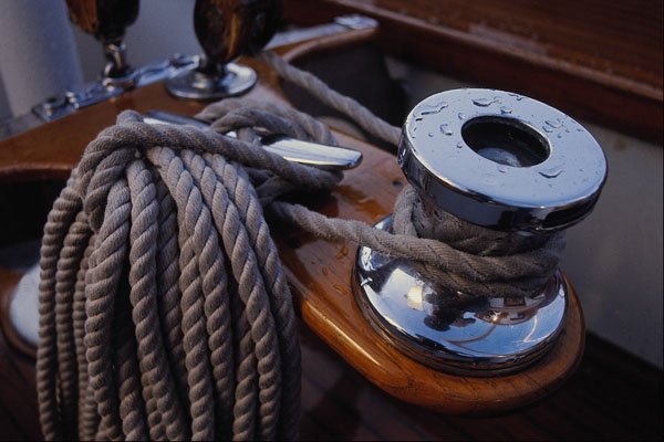 669079 Marine, Winch And Line A4 Photo Print