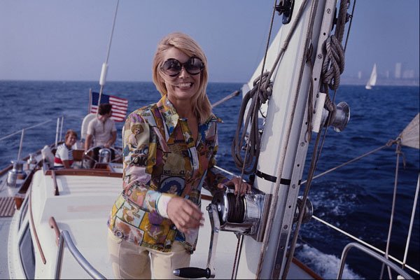 669080 Sailing, Girl At Mast A4 Photo Print