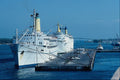 669081 Cruise Ship At Anchor, Miami Harbor A4 Photo Print