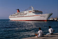 669089 Cunard Princess Liner, Kusadasi, Turkey A4 Photo Print