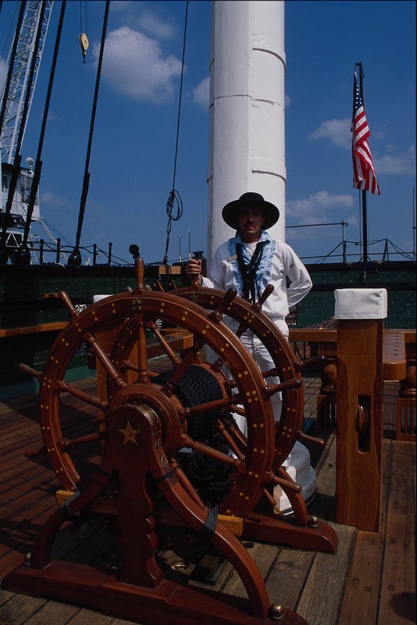 669099 Mariner On Board The USS Constitution, Boston, MA A4 Photo Print