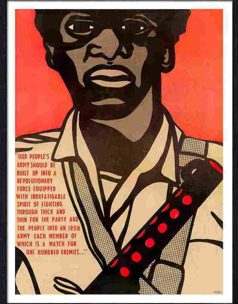 67 black panthers poster by emory Advert A4 Photo Print