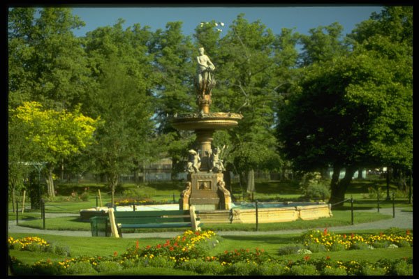 670005 Public Gardens, Maritimes, Canada A4 Photo Print