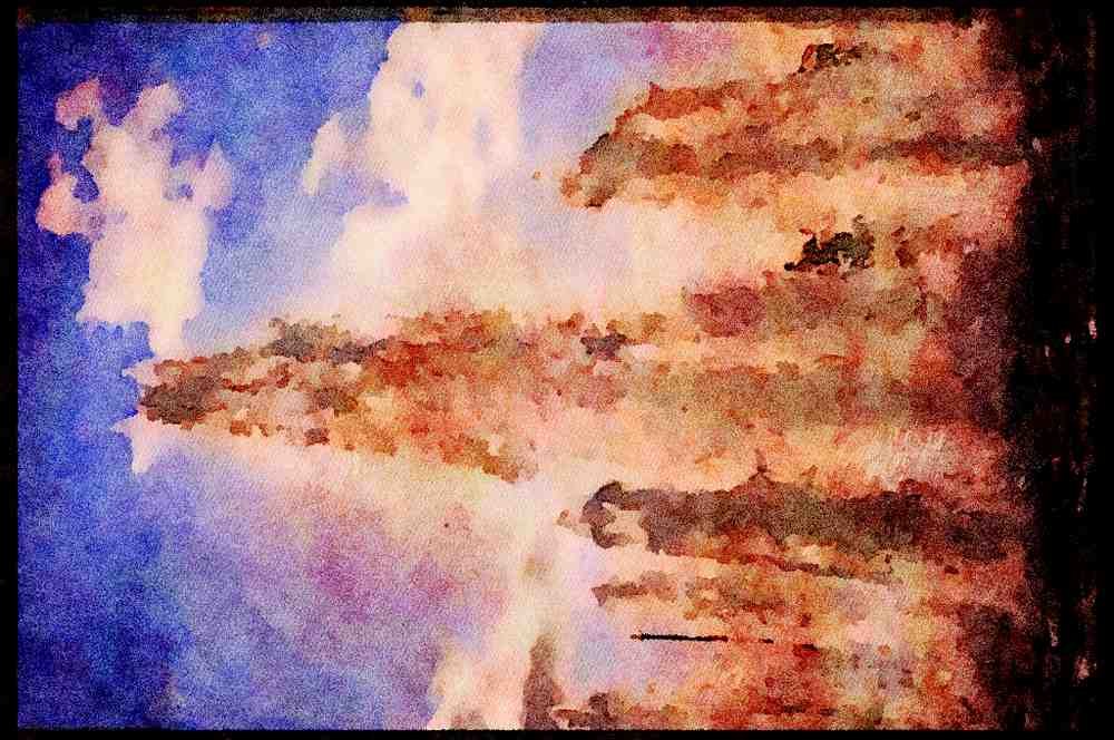 670010 Fountain In Uppsala, Sweden A4 Limited Edition Watercolour Print
