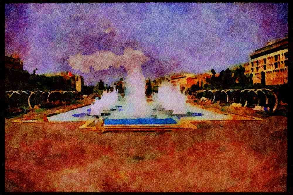 670012 Place Massena, Nice, France A4 Limited Edition Watercolour Print