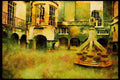 670016 Bath fountain A4 Limited Edition Watercolour Print