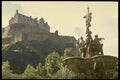 670018 Edinburgh Castle By Fountain, Scotland A4 Photo Print