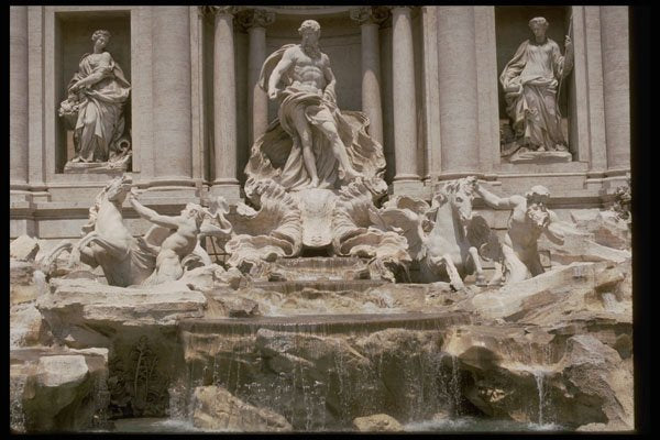 670021 Fountain, Rome, Italy A4 Photo Print
