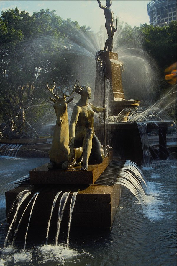 670036 Hyde Park Fountain, Sydney, Australia A4 Photo Print