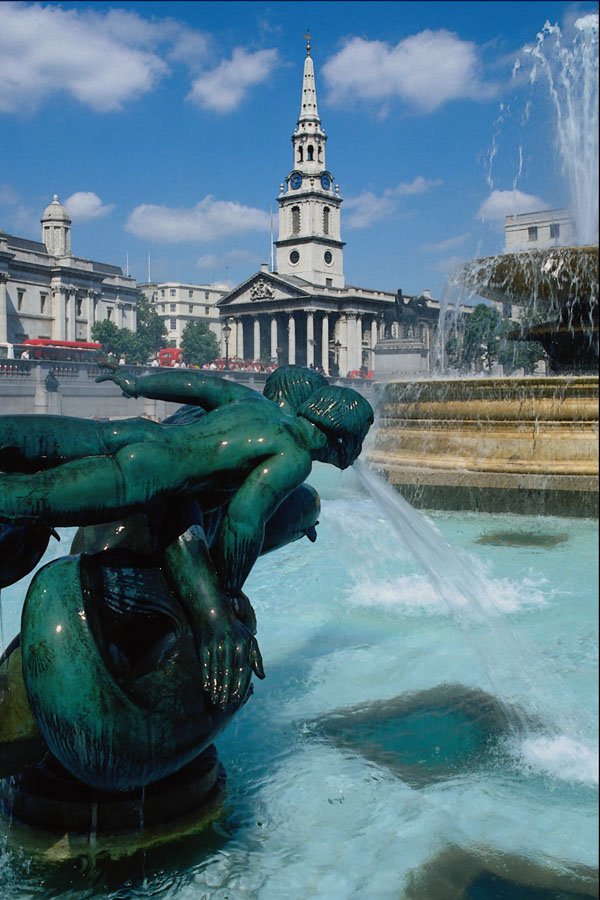 670046 Trafalgar Square, London, England A4 Photo Print