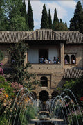 670049 Alhambra Jardines Del Generalife, Granada, Spain A4 Photo Print