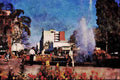 670051 Harare City Center, Zimbabwe A4 Limited Edition Watercolour Print