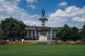 670060 Killan's Fountain At The Central Station, Wurzburg, Germany A4 Photo Print