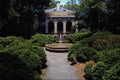 670066 Plantation Home, Garden And Fountain A4 Photo Print