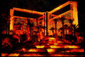 670076 The Mirage At Night A4 Limited Edition Watercolour Print