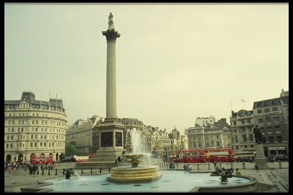 670083 Trafalgar Square With Nelson's Column, London, England A4 Photo Print