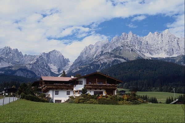 671035 Austrian Landscape A4 Photo Print