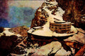 671039 View From Summit, Mt. Pilatus, Switzerland A4 Limited Edition Watercolour Print