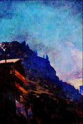 671044 Matterhorn, Zermatt, Switzerland A4 Limited Edition Watercolour Print
