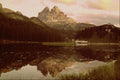 671045 Lago Di Misurina And Lavaredo Peaks, Dolomites, Italy A4 Photo Print