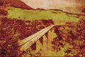 671046 On Motorway At Breener Pass Between Austria And Italy A4 Limited Edition Watercolour Print