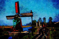 671049 Zaandam, Netherlands A4 Limited Edition Watercolour Print