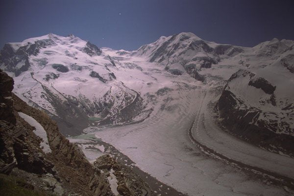 671050 Gorner Glacier Near Zermatt, Switzerland A4 Photo Print