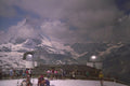 671051 Gorner Grat Observatory And Matterhorn In Cloud, Switzerland A4 Photo Print