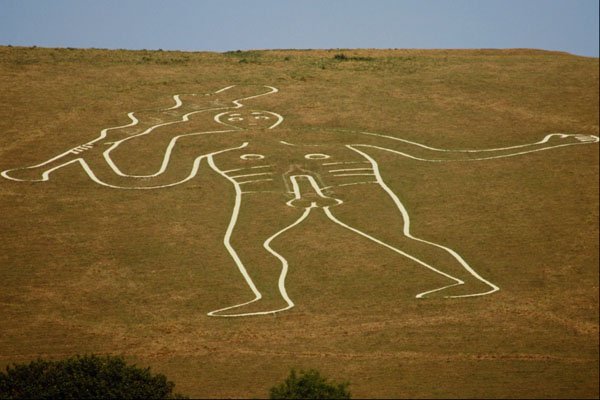 671054 Cerne Abbas, England A4 Photo Print