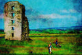 671055 Golf At Lahinch, County Clare, Ireland A4 Limited Edition Watercolour Print