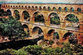 671058 Le Point Du Gard, France A4 Limited Edition Watercolour Print