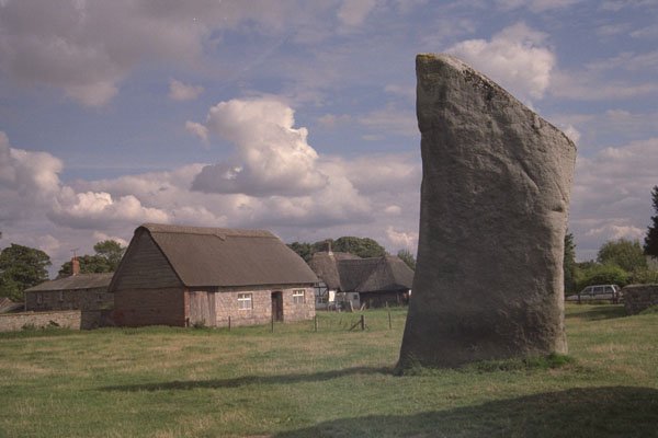671063 Section Of The Pre historic Stone Circle At Avenbry, England A4 Photo Print