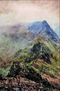 671080 Striding Edge From Helvellyn, Lake District, England A4 Limited Edition Watercolour Print