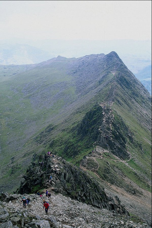 671080 Striding Edge From Helvellyn, Lake District, England A4 Photo Print
