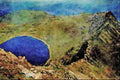 671081 Striding Edge From Helvellyn, Lake District, England A4 Limited Edition Watercolour Print