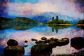 671082 Loch, Scotland A4 Limited Edition Watercolour Print