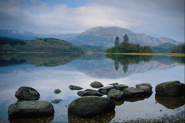 671082 Loch, Scotland A4 Photo Print