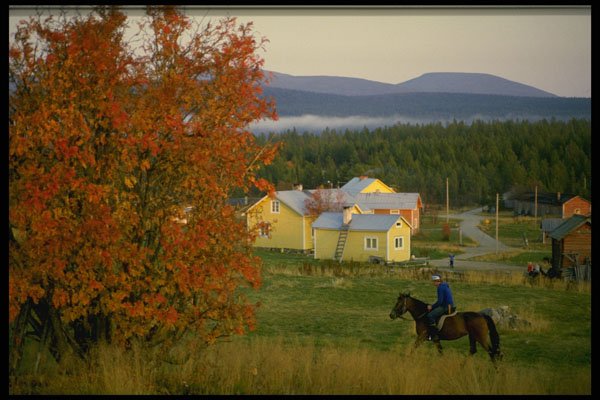671089 Kerassieppi Village A4 Photo Print
