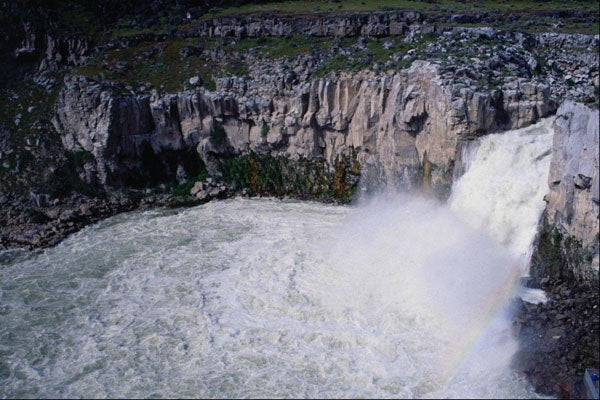 672026 Upper Mesa Falls, Idaho, U.S.A. A4 Photo Print