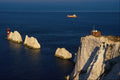 672029 The Needles And Lighthouse, Isle Of Wight, U.K. A4 Photo Print
