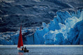 672032 Red Sail In Alaska, U.S.A. A4 Photo Print