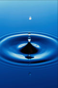 672033 Water Droplets And Ripples A4 Photo Print