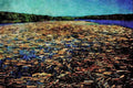 672040 Logging On The Fraser River, British Columbia, Canada A4 Limited Edition Watercolour Print