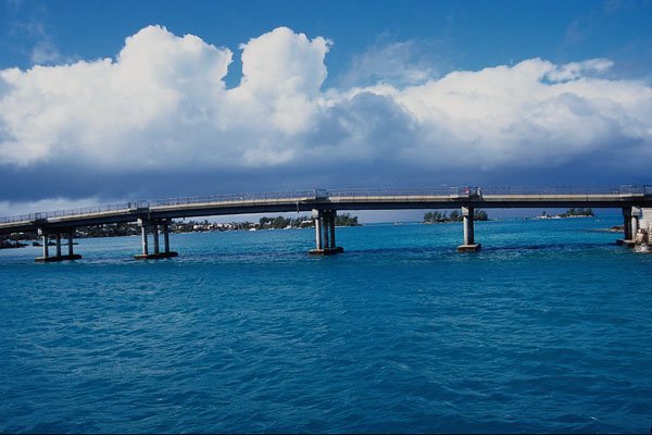 672058 Bridge Linking Somerset Village To Watford, Bermuda A4 Photo Print