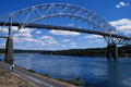 672059 High Spanning Bourne Bridge, Highest In New England, U.S.A. A4 Photo Print