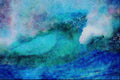 672094 Beautiful Afternoon, Hawaiian Curl A4 Limited Edition Watercolour Print