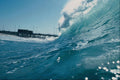 672097 Santa Ana Winds Sculpt Ocean Waves A4 Photo Print