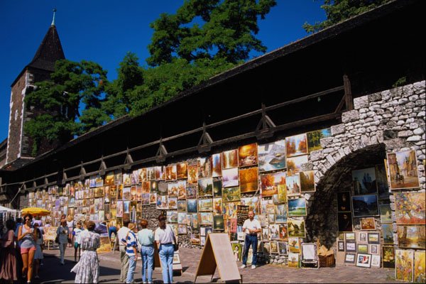 673031 Paintings For Sale, Krakow, Poland A4 Photo Print